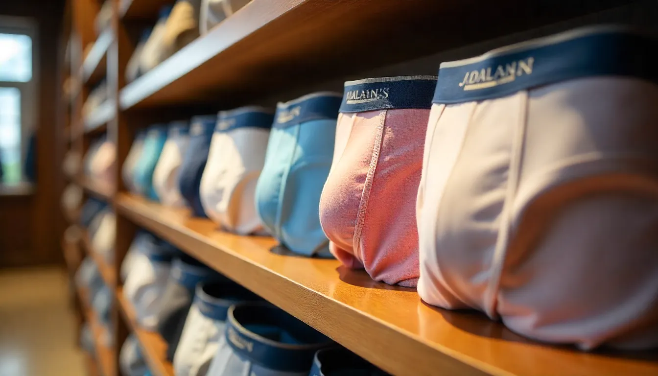 Melhores Cuecas Boxer Baratas encima de uma prateleira a venda